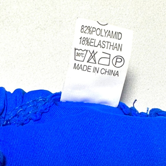 Vibrant Blue Bikini Set, NEW - Picture 6 of 9